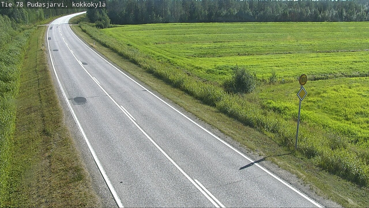 Kelikamerat Kuva Tie 78 Pudasjärvi, Kokkokylä, Pudasjärvi, Pohjois-Pohjanmaa