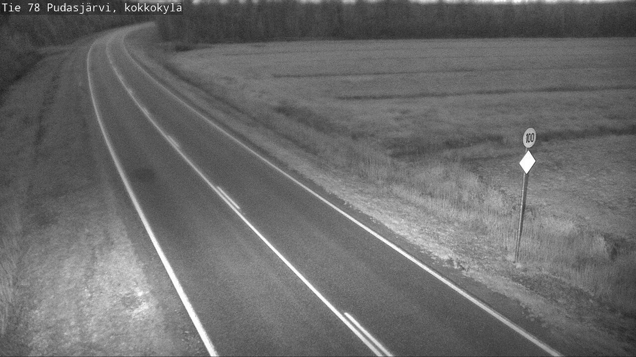 Kelikamerat Kuva Tie 78 Pudasjärvi, Kokkokylä, Pudasjärvi, Pohjois-Pohjanmaa