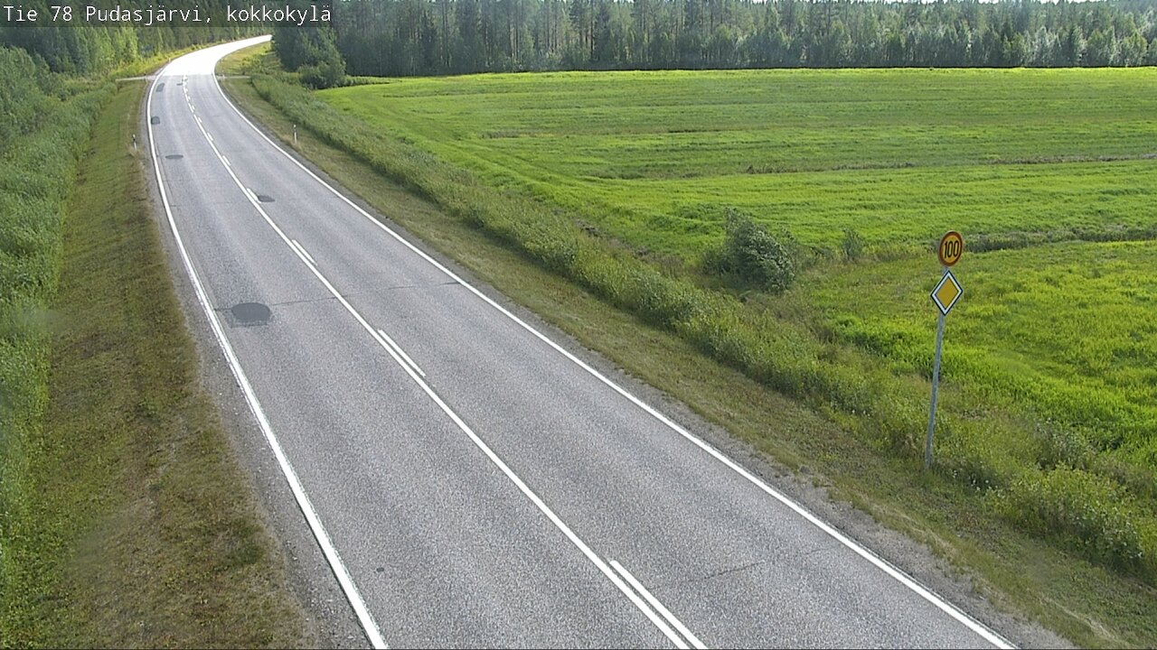 Kelikamerat Kuva Tie 78 Pudasjärvi, Kokkokylä, Pudasjärvi, Pohjois-Pohjanmaa