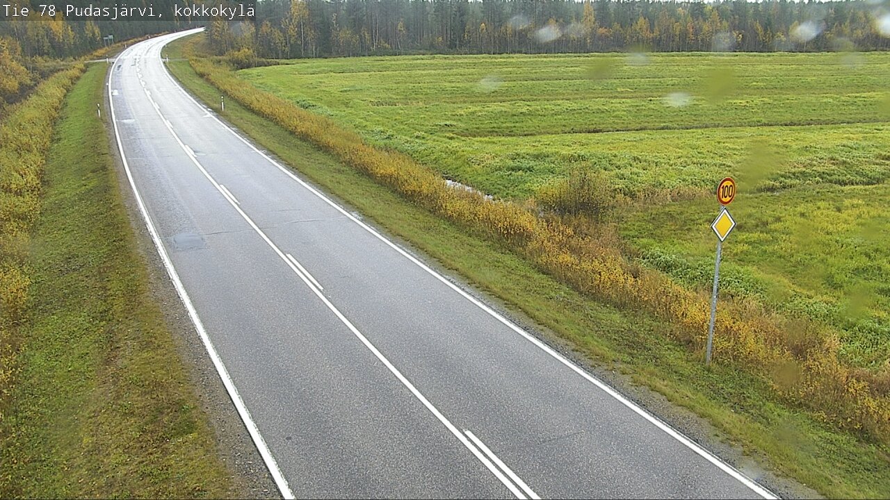 Kelikamerat Kuva Tie 78 Pudasjärvi, Kokkokylä, Pudasjärvi, Pohjois-Pohjanmaa