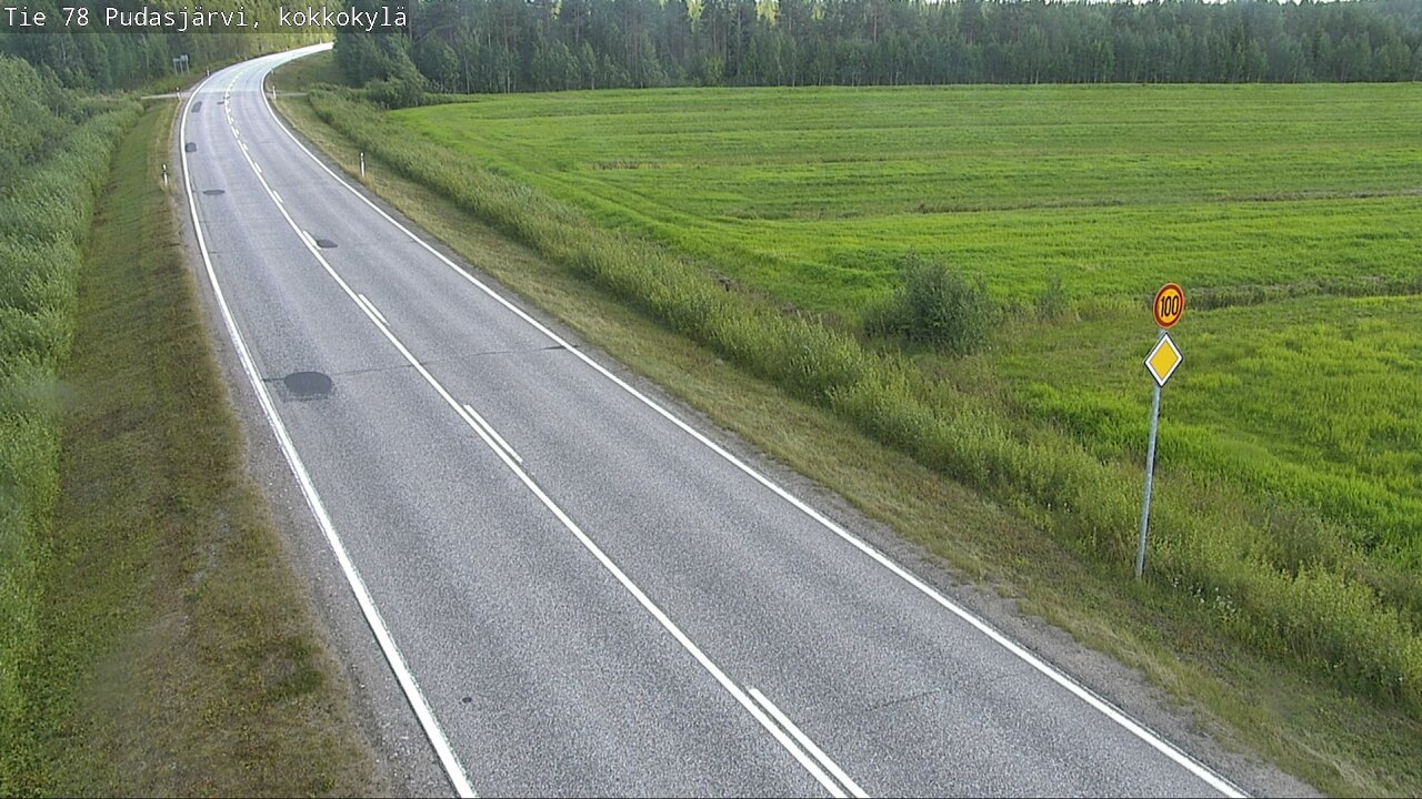 Kelikamerat Kuva Tie 78 Pudasjärvi, Kokkokylä, Pudasjärvi, Pohjois-Pohjanmaa