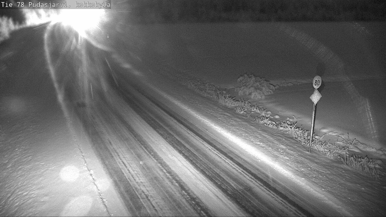 Kelikamerat Kuva Tie 78 Pudasjärvi, Kokkokylä, Pudasjärvi, Pohjois-Pohjanmaa