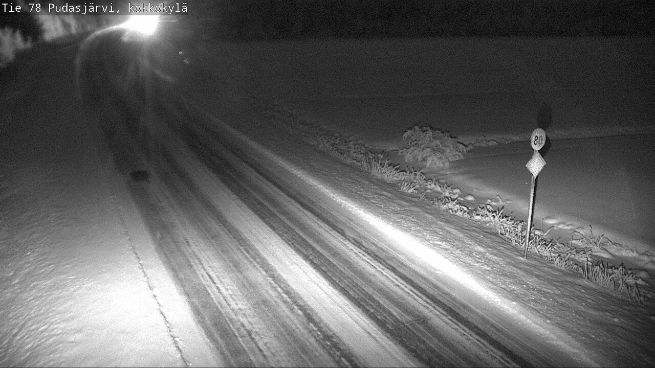 Kelikamerat Kuva Tie 78 Pudasjärvi, Kokkokylä, Pudasjärvi, Pohjois-Pohjanmaa