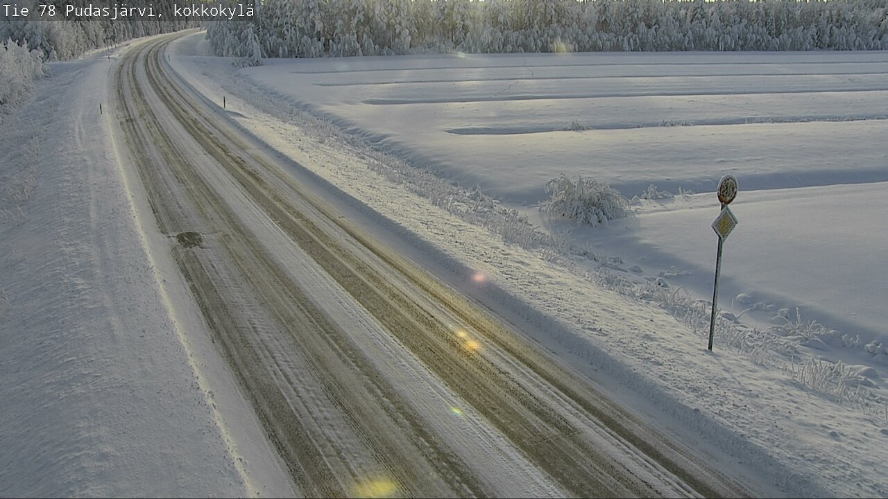 Kelikamerat Kuva Tie 78 Pudasjärvi, Kokkokylä, Pudasjärvi, Pohjois-Pohjanmaa