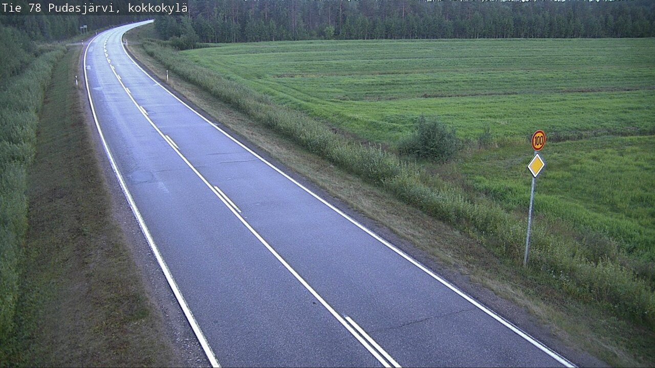 Kelikamerat Kuva Tie 78 Pudasjärvi, Kokkokylä, Pudasjärvi, Pohjois-Pohjanmaa