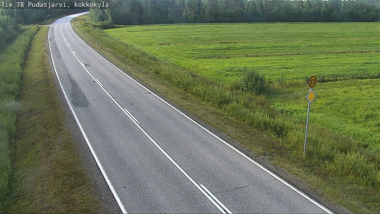 Kelikamerat Kuva Tie 78 Pudasjärvi, Kokkokylä, Pudasjärvi, Pohjois-Pohjanmaa