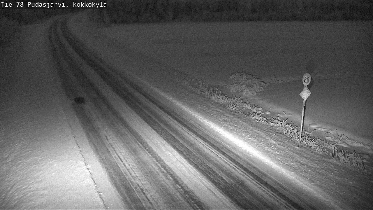 Kelikamerat Kuva Tie 78 Pudasjärvi, Kokkokylä, Pudasjärvi, Pohjois-Pohjanmaa