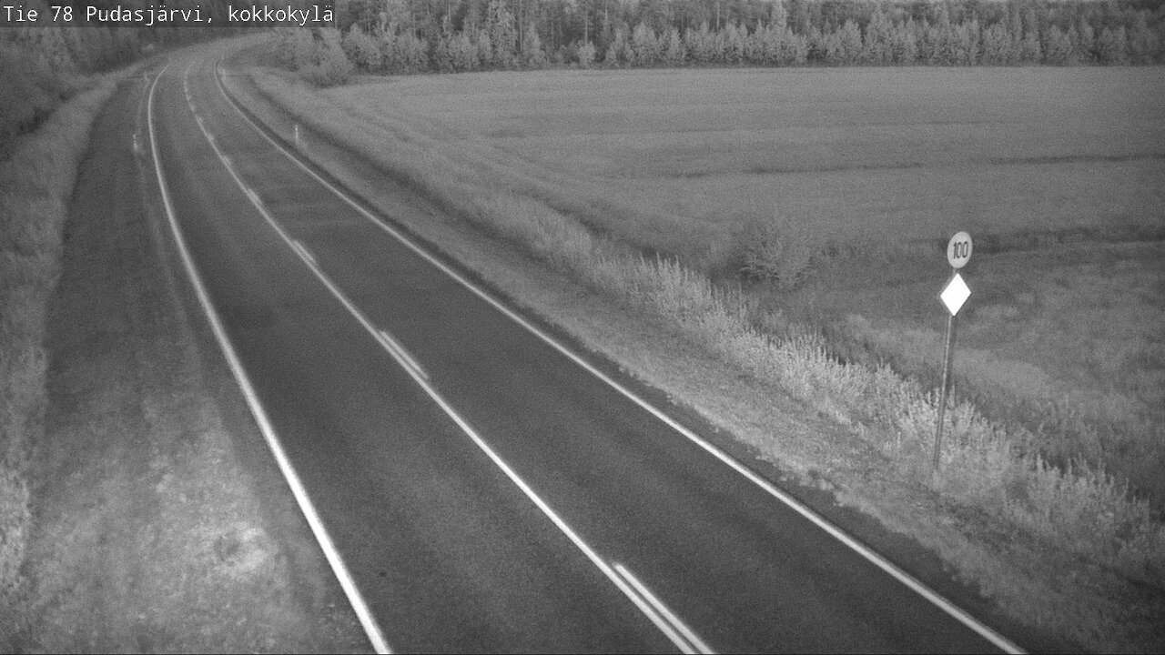 Kelikamerat Kuva Tie 78 Pudasjärvi, Kokkokylä, Pudasjärvi, Pohjois-Pohjanmaa