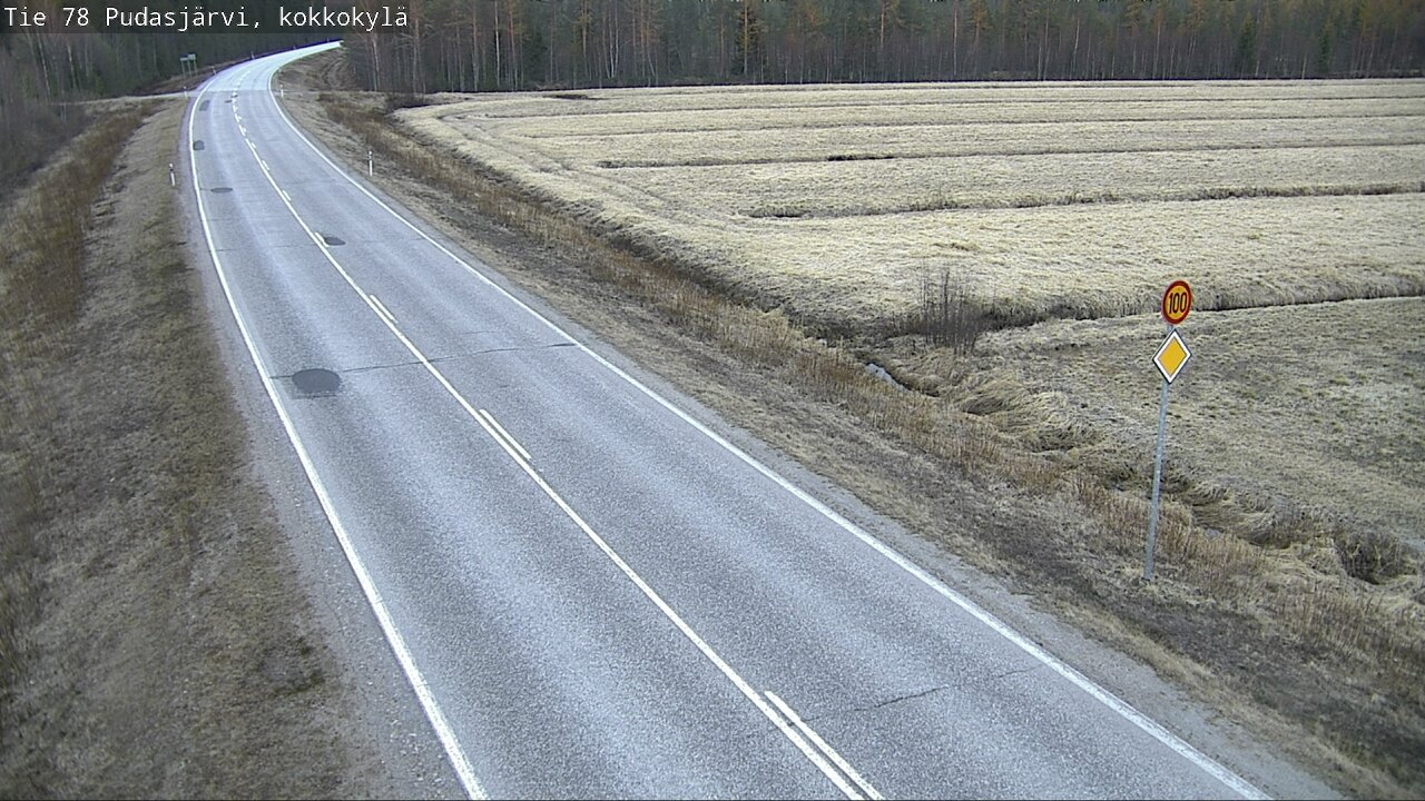 Kelikamerat Kuva Tie 78 Pudasjärvi, Kokkokylä, Pudasjärvi, Pohjois-Pohjanmaa