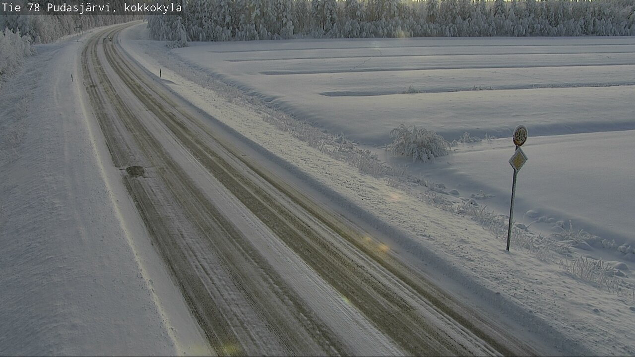 Kelikamerat Kuva Tie 78 Pudasjärvi, Kokkokylä, Pudasjärvi, Pohjois-Pohjanmaa
