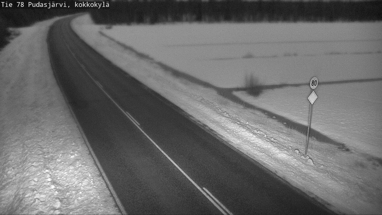 Kelikamerat Kuva Tie 78 Pudasjärvi, Kokkokylä, Pudasjärvi, Pohjois-Pohjanmaa