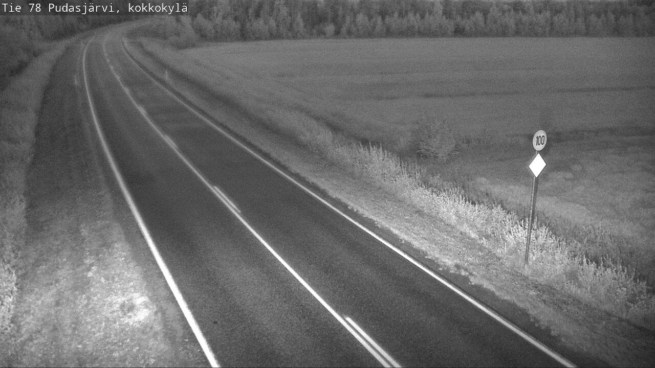 Kelikamerat Kuva Tie 78 Pudasjärvi, Kokkokylä, Pudasjärvi, Pohjois-Pohjanmaa