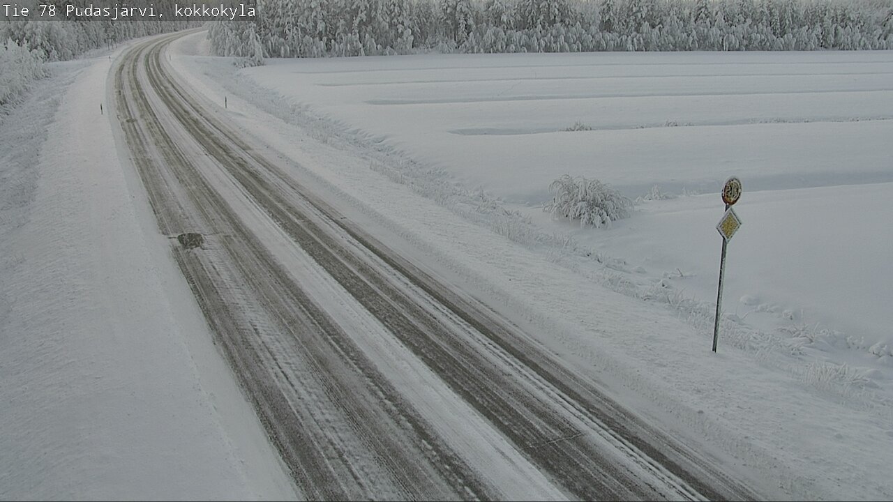 Kelikamerat Kuva Tie 78 Pudasjärvi, Kokkokylä, Pudasjärvi, Pohjois-Pohjanmaa