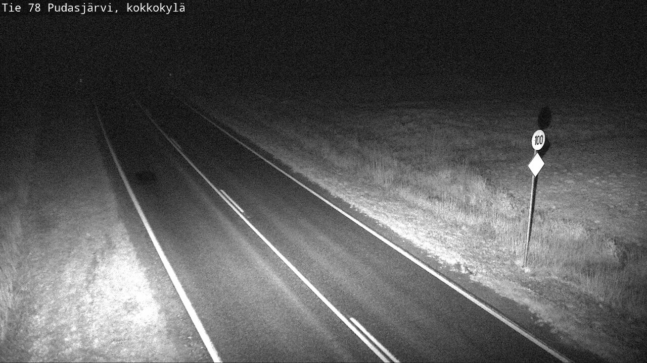 Kelikamerat Kuva Tie 78 Pudasjärvi, Kokkokylä, Pudasjärvi, Pohjois-Pohjanmaa