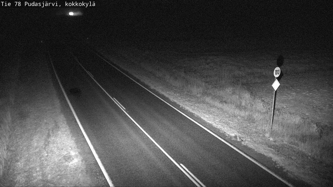 Kelikamerat Kuva Tie 78 Pudasjärvi, Kokkokylä, Pudasjärvi, Pohjois-Pohjanmaa