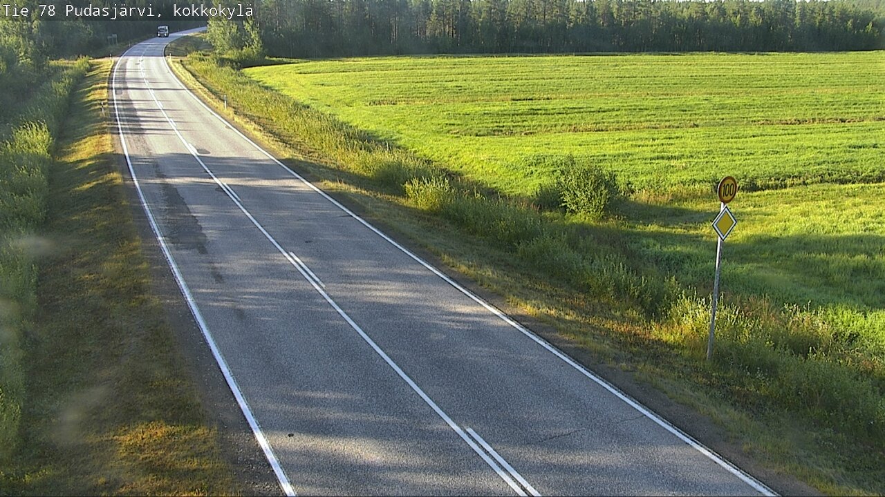Kelikamerat Kuva Tie 78 Pudasjärvi, Kokkokylä, Pudasjärvi, Pohjois-Pohjanmaa