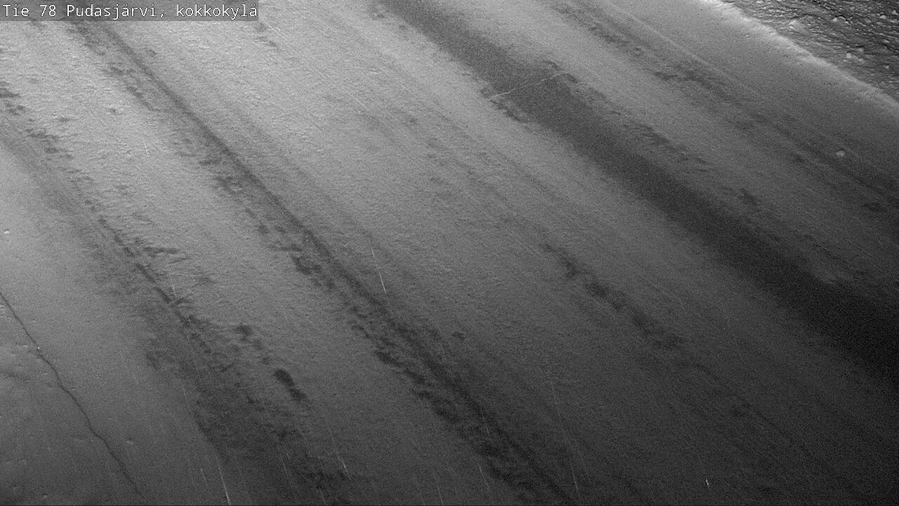 Weather Camera Image Road 78 Pudasjärvi, Kokkokylä, Pudasjärvi, Pohjois-Pohjanmaa
