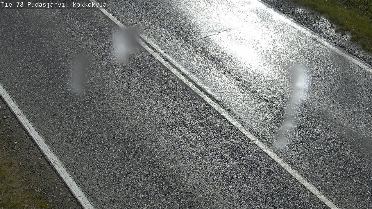 Weather Camera Image Road 78 Pudasjärvi, Kokkokylä, Pudasjärvi, Pohjois-Pohjanmaa