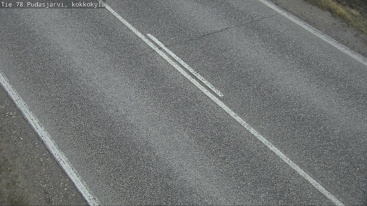 Weather Camera Image Road 78 Pudasjärvi, Kokkokylä, Pudasjärvi, Pohjois-Pohjanmaa