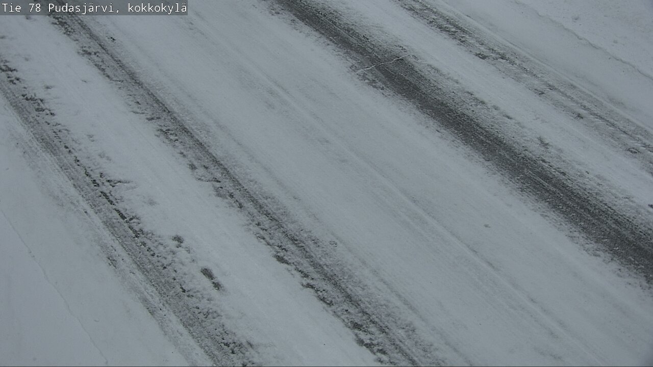 Weather Camera Image Road 78 Pudasjärvi, Kokkokylä, Pudasjärvi, Pohjois-Pohjanmaa