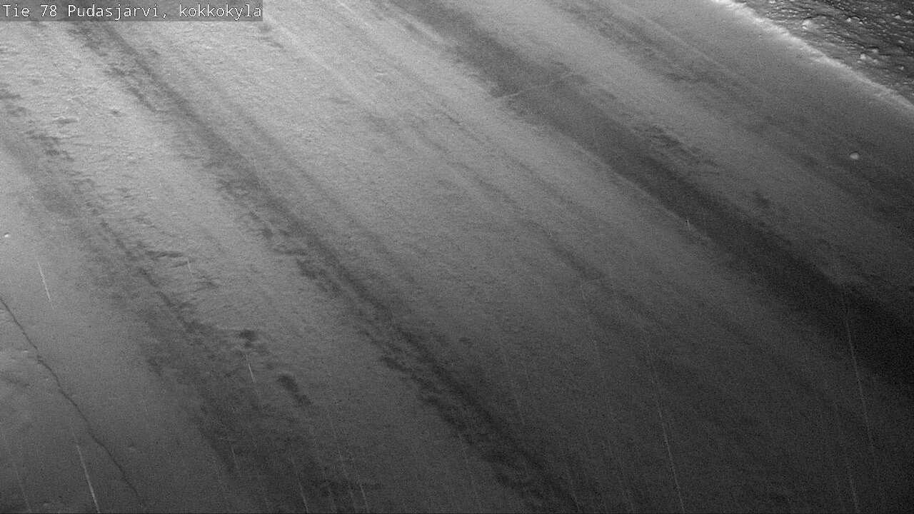 Weather Camera Image Road 78 Pudasjärvi, Kokkokylä, Pudasjärvi, Pohjois-Pohjanmaa