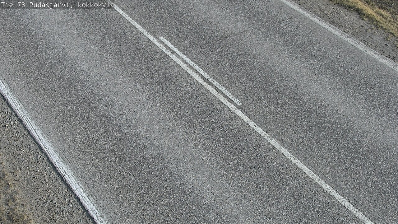 Weather Camera Image Road 78 Pudasjärvi, Kokkokylä, Pudasjärvi, Pohjois-Pohjanmaa