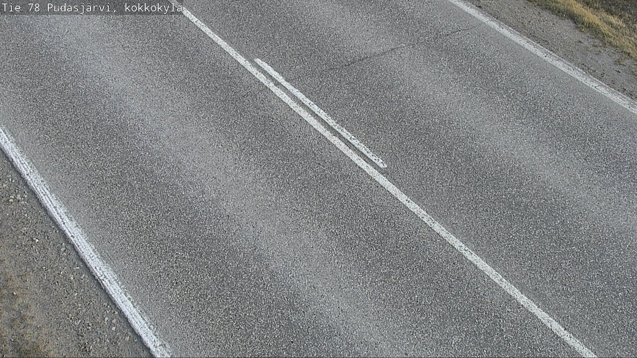 Weather Camera Image Road 78 Pudasjärvi, Kokkokylä, Pudasjärvi, Pohjois-Pohjanmaa