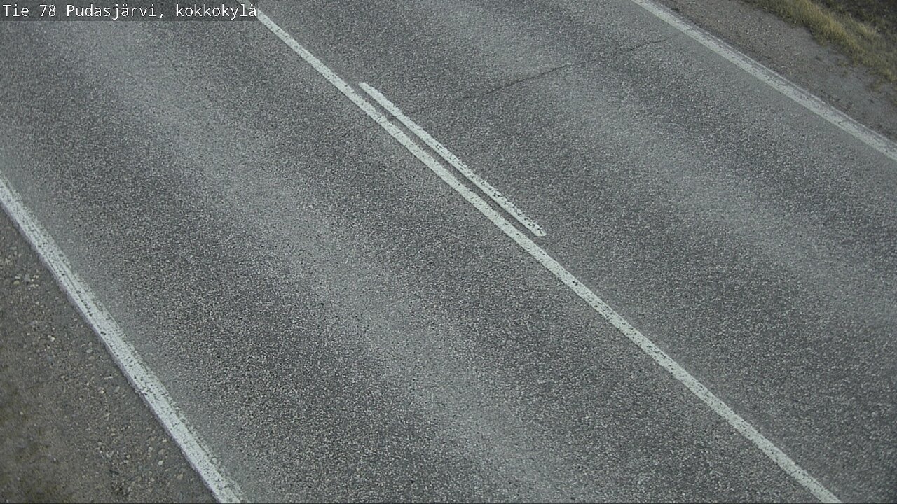 Weather Camera Image Road 78 Pudasjärvi, Kokkokylä, Pudasjärvi, Pohjois-Pohjanmaa