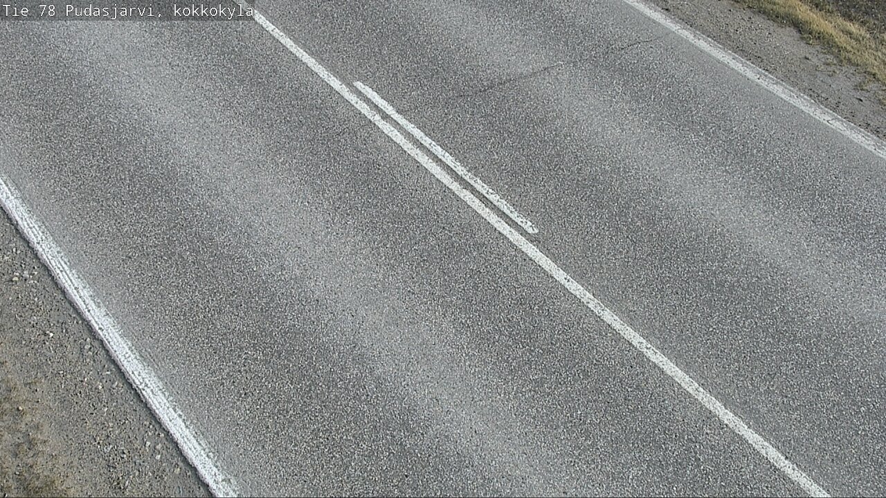 Weather Camera Image Road 78 Pudasjärvi, Kokkokylä, Pudasjärvi, Pohjois-Pohjanmaa