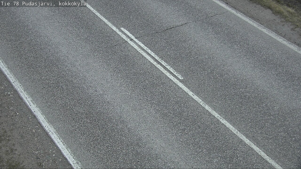 Weather Camera Image Road 78 Pudasjärvi, Kokkokylä, Pudasjärvi, Pohjois-Pohjanmaa