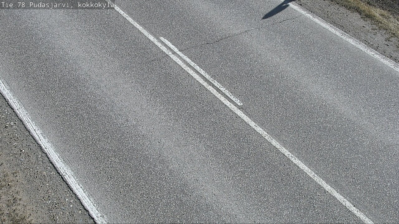 Weather Camera Image Road 78 Pudasjärvi, Kokkokylä, Pudasjärvi, Pohjois-Pohjanmaa