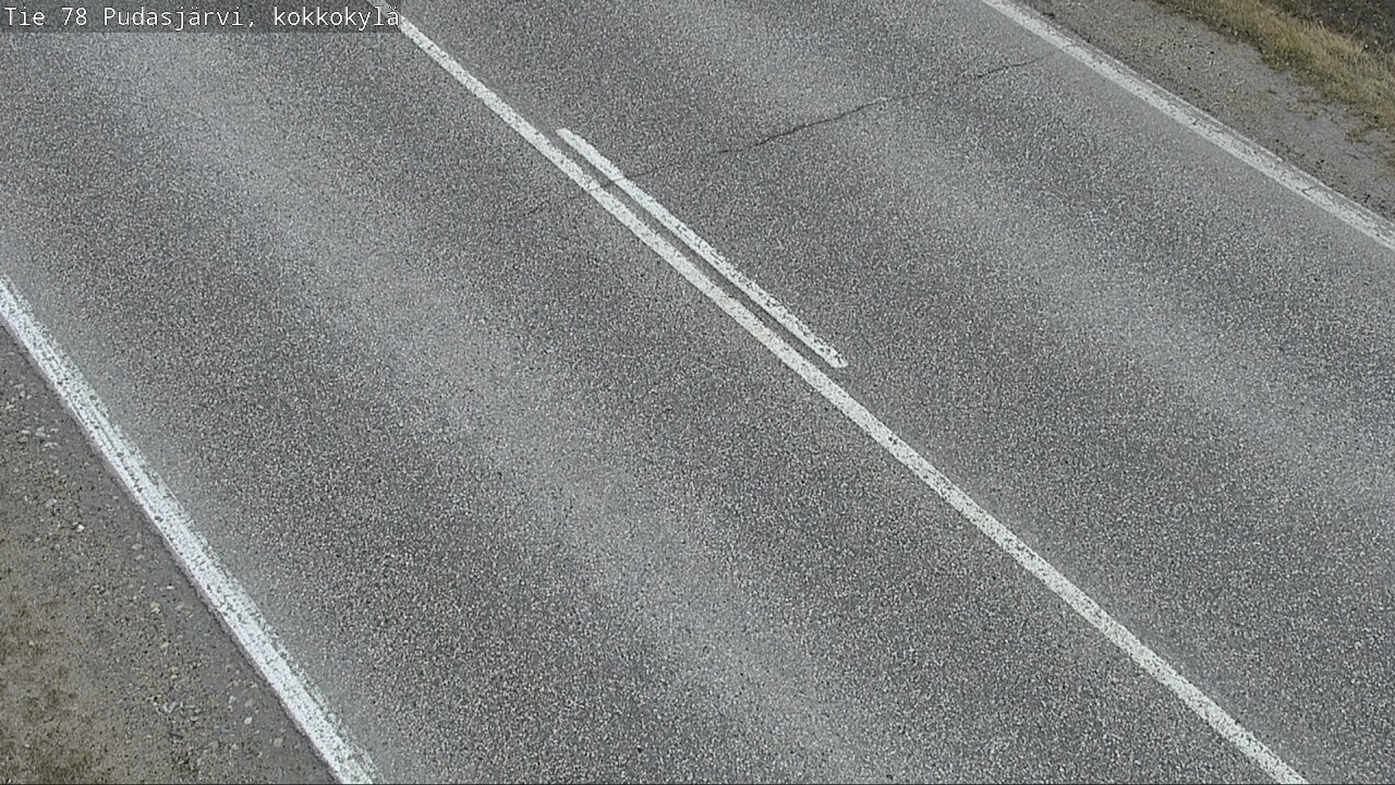 Weather Camera Image Väg 78 Pudasjärvi, Kokkokylä, Pudasjärvi, Pohjois-Pohjanmaa