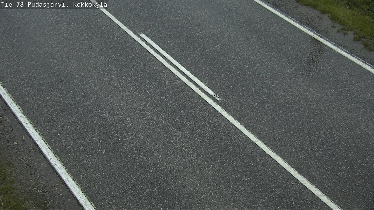 Weather Camera Image Road 78 Pudasjärvi, Kokkokylä, Pudasjärvi, Pohjois-Pohjanmaa