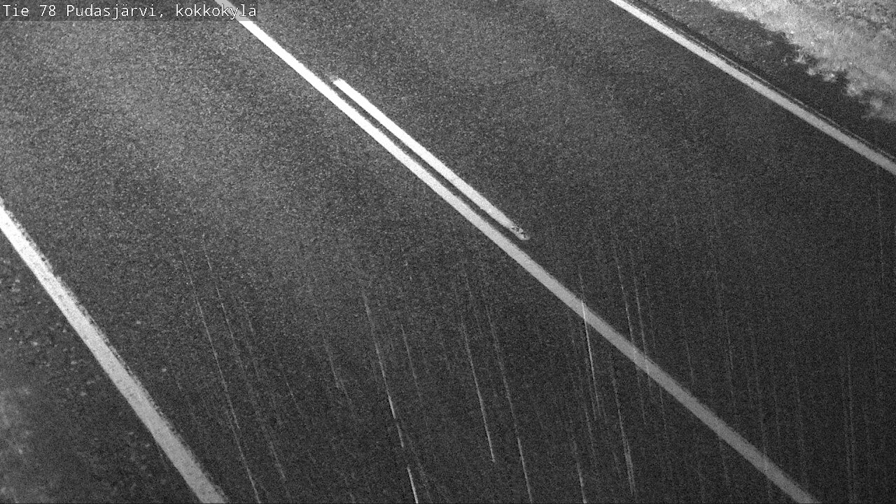Weather Camera Image Road 78 Pudasjärvi, Kokkokylä, Pudasjärvi, Pohjois-Pohjanmaa