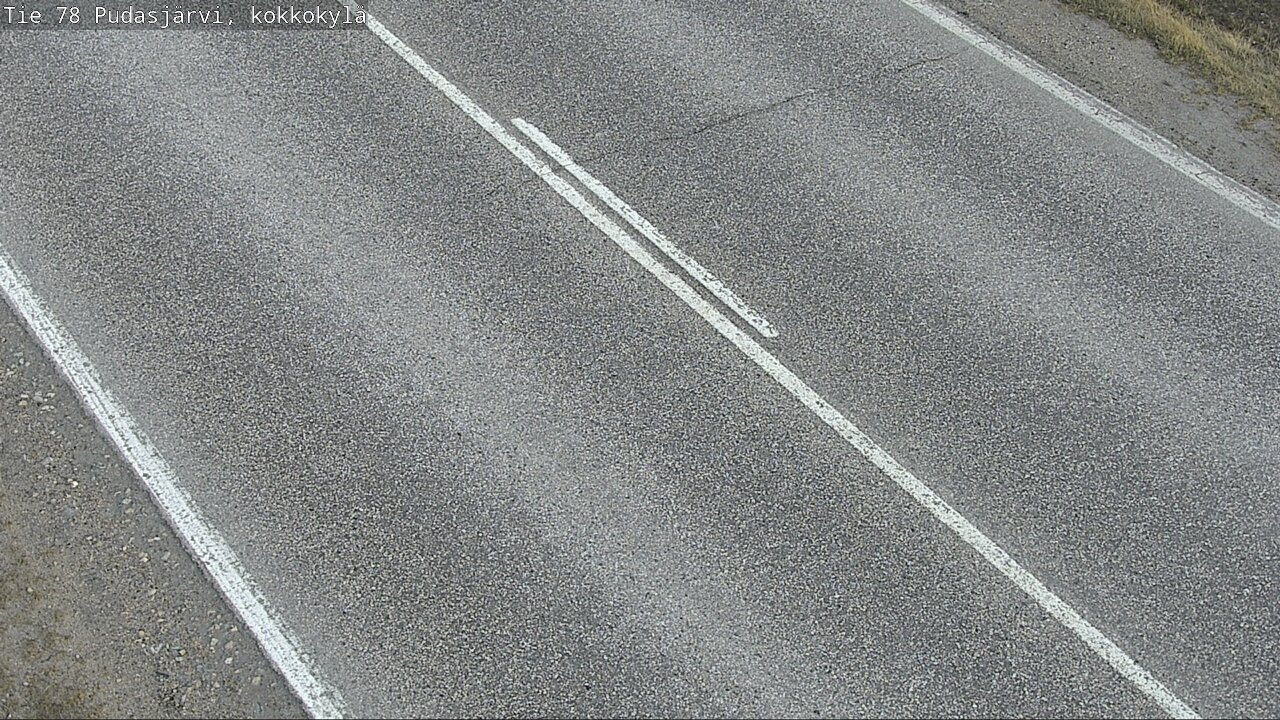 Weather Camera Image Road 78 Pudasjärvi, Kokkokylä, Pudasjärvi, Pohjois-Pohjanmaa