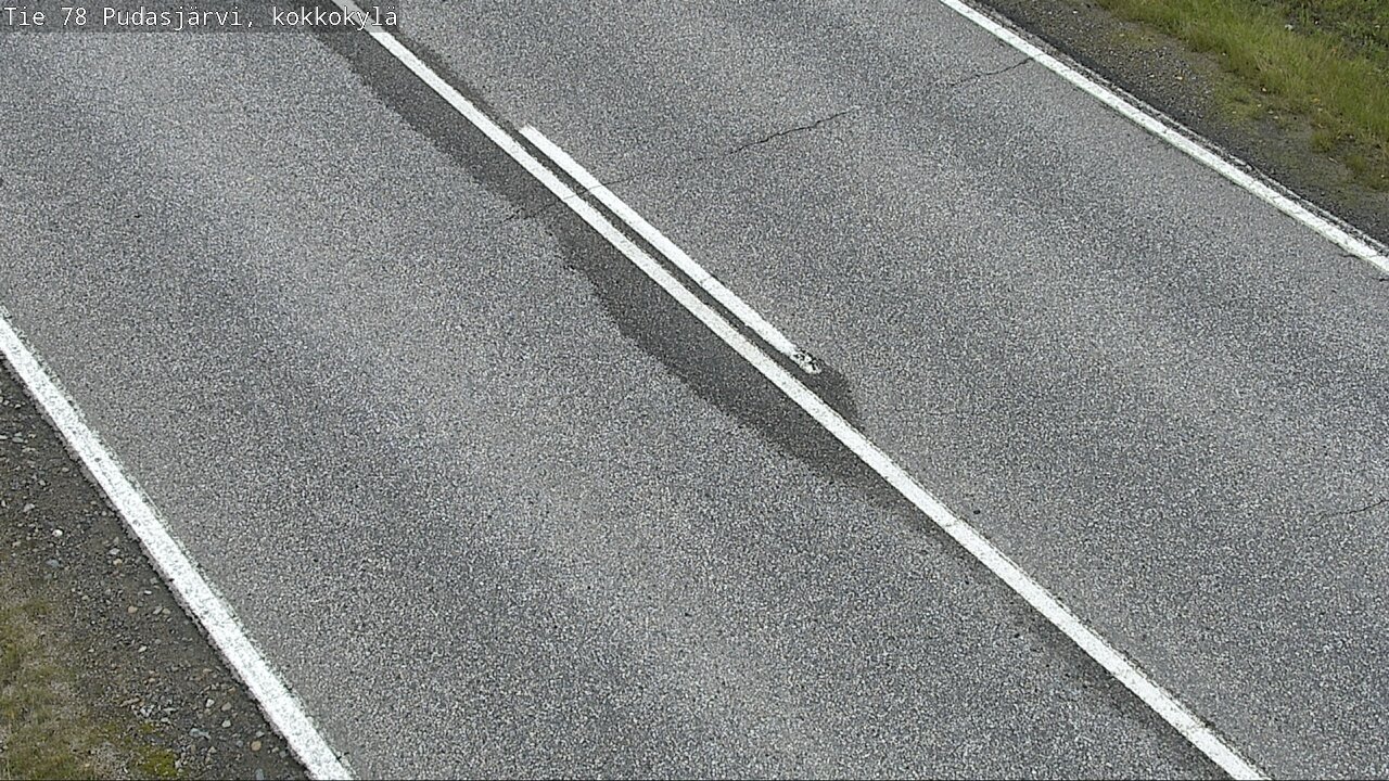 Weather Camera Image Road 78 Pudasjärvi, Kokkokylä, Pudasjärvi, Pohjois-Pohjanmaa