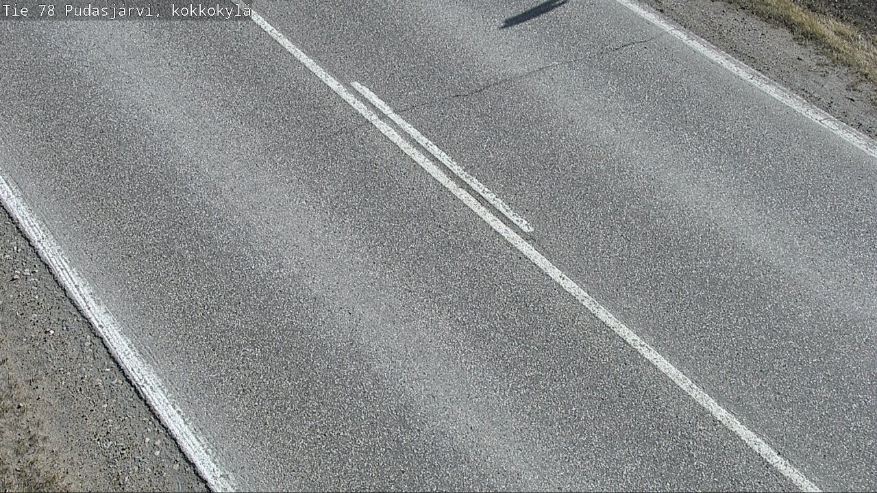 Weather Camera Image Road 78 Pudasjärvi, Kokkokylä, Pudasjärvi, Pohjois-Pohjanmaa