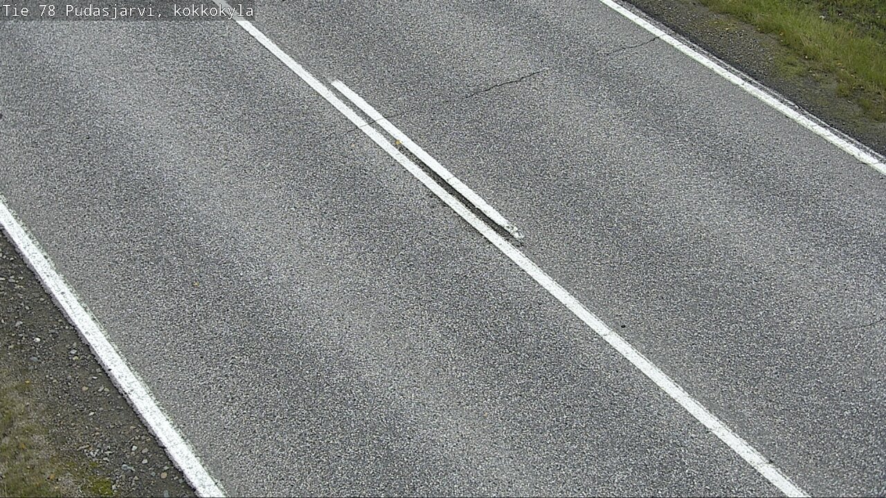 Weather Camera Image Road 78 Pudasjärvi, Kokkokylä, Pudasjärvi, Pohjois-Pohjanmaa