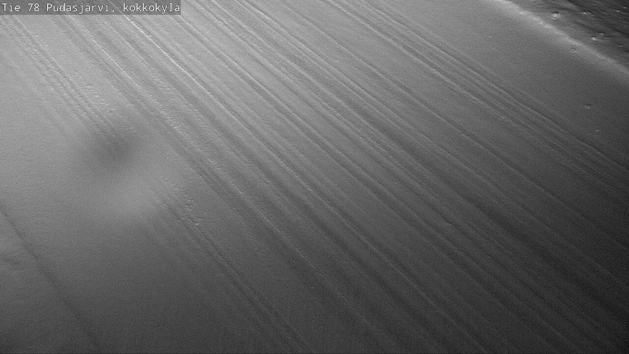 Weather Camera Image Road 78 Pudasjärvi, Kokkokylä, Pudasjärvi, Pohjois-Pohjanmaa