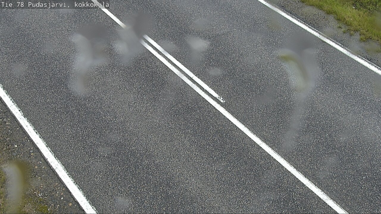 Weather Camera Image Road 78 Pudasjärvi, Kokkokylä, Pudasjärvi, Pohjois-Pohjanmaa