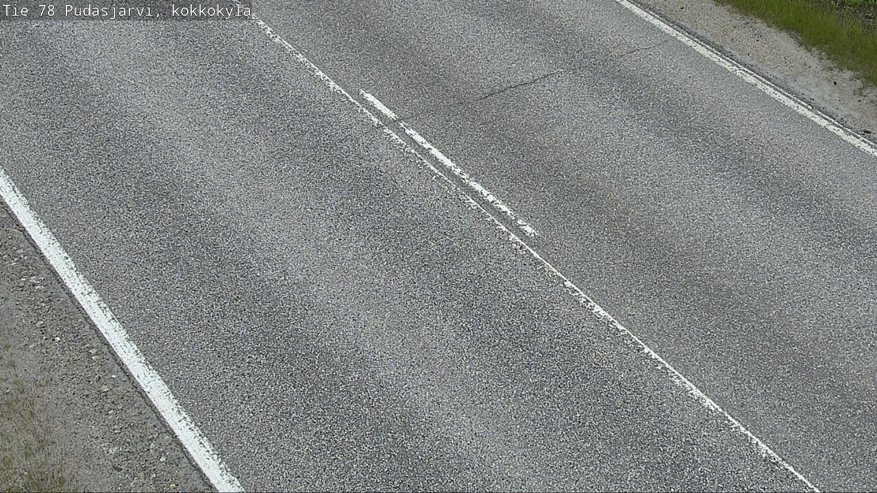 Weather Camera Image Road 78 Pudasjärvi, Kokkokylä, Pudasjärvi, Pohjois-Pohjanmaa