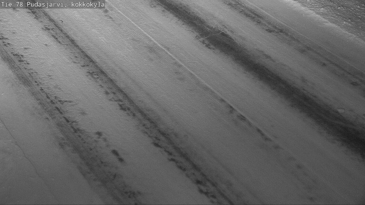 Weather Camera Image Road 78 Pudasjärvi, Kokkokylä, Pudasjärvi, Pohjois-Pohjanmaa