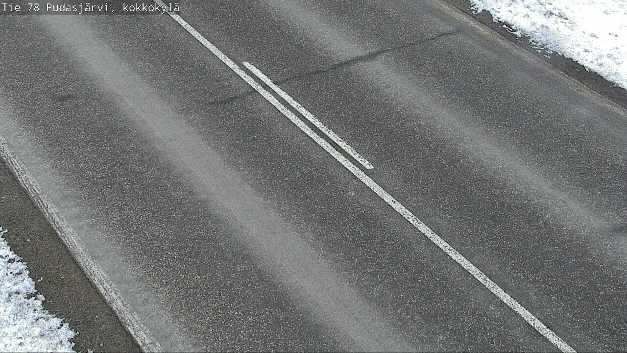 Weather Camera Image Väg 78 Pudasjärvi, Kokkokylä, Pudasjärvi, Pohjois-Pohjanmaa