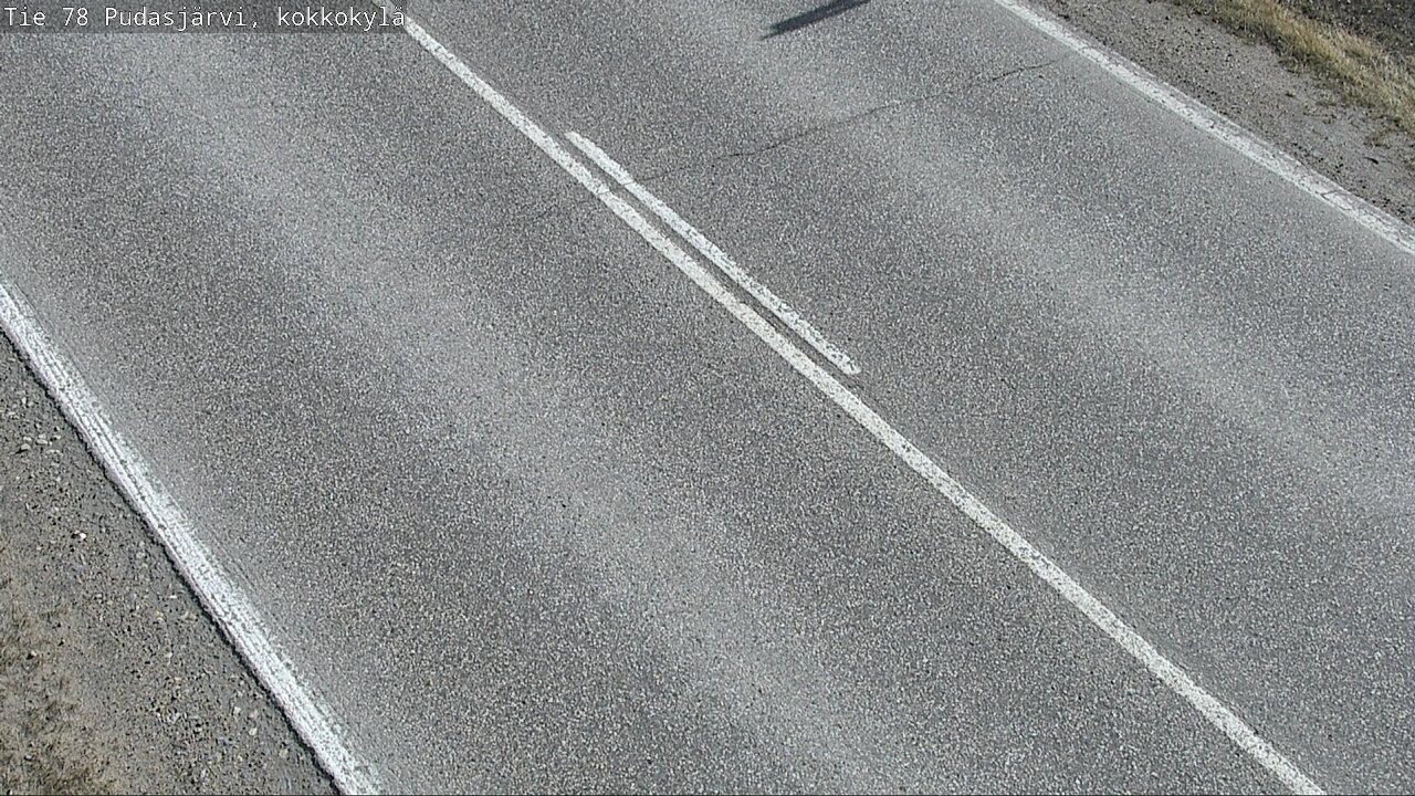 Weather Camera Image Road 78 Pudasjärvi, Kokkokylä, Pudasjärvi, Pohjois-Pohjanmaa