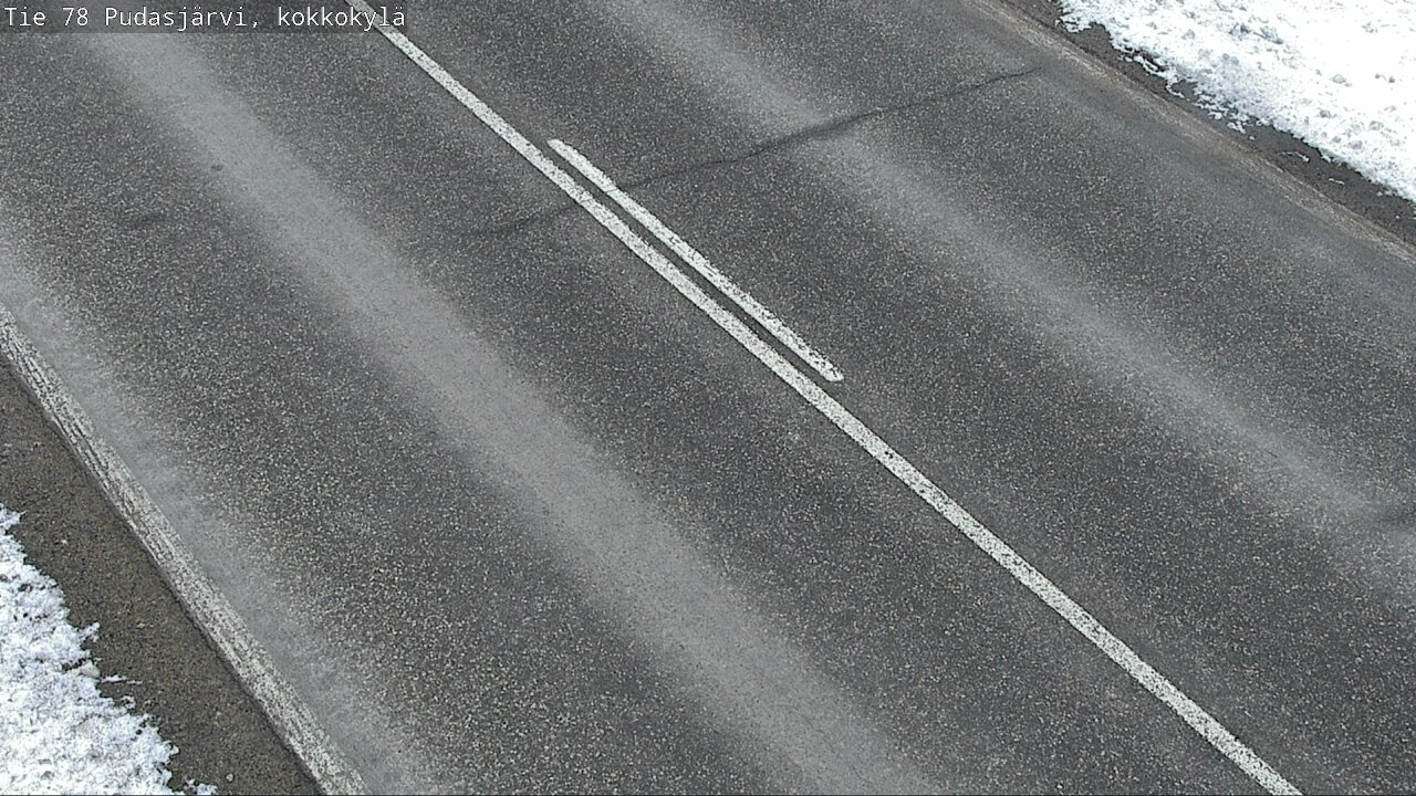 Weather Camera Image Väg 78 Pudasjärvi, Kokkokylä, Pudasjärvi, Pohjois-Pohjanmaa