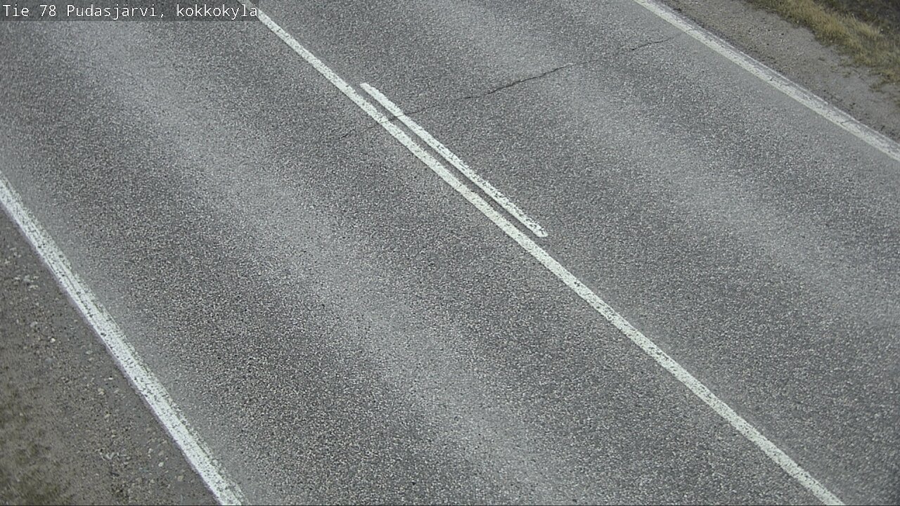 Weather Camera Image Road 78 Pudasjärvi, Kokkokylä, Pudasjärvi, Pohjois-Pohjanmaa