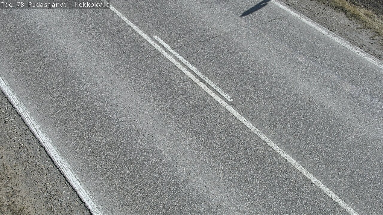 Weather Camera Image Road 78 Pudasjärvi, Kokkokylä, Pudasjärvi, Pohjois-Pohjanmaa