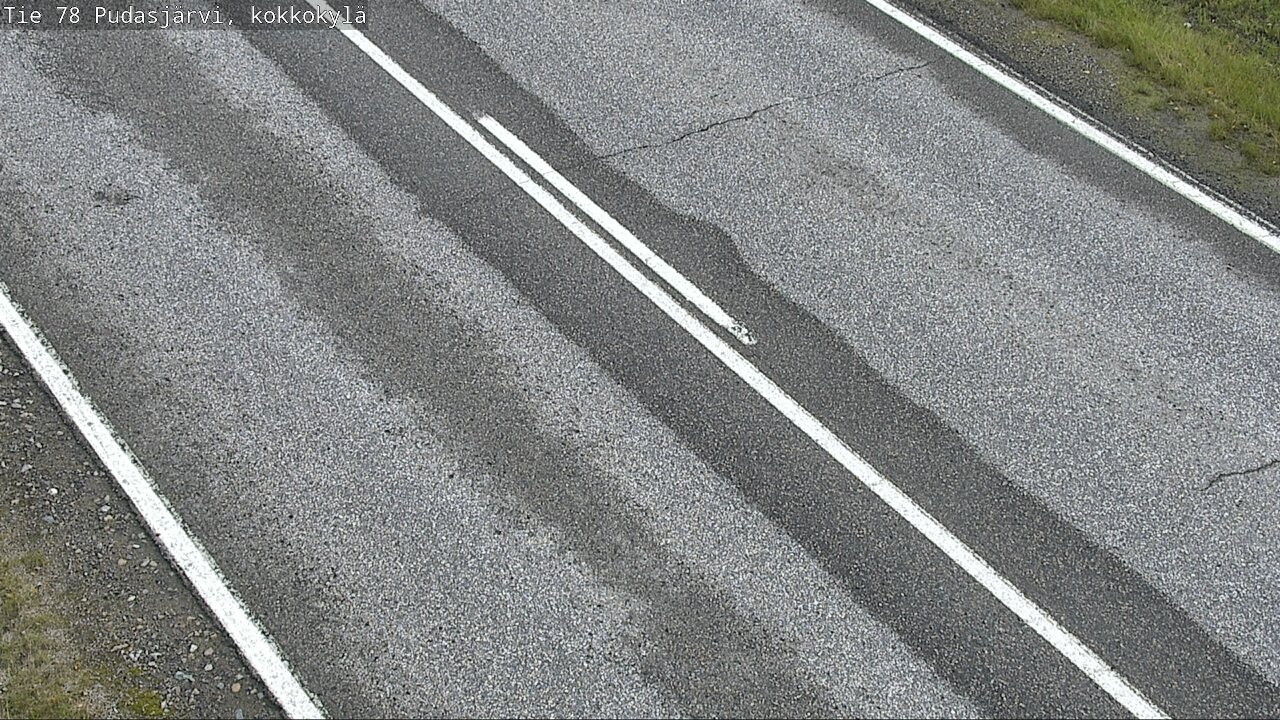 Weather Camera Image Road 78 Pudasjärvi, Kokkokylä, Pudasjärvi, Pohjois-Pohjanmaa