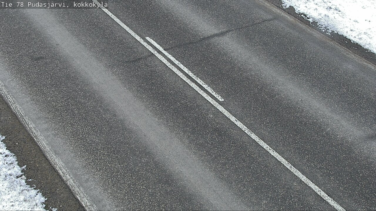 Weather Camera Image Väg 78 Pudasjärvi, Kokkokylä, Pudasjärvi, Pohjois-Pohjanmaa