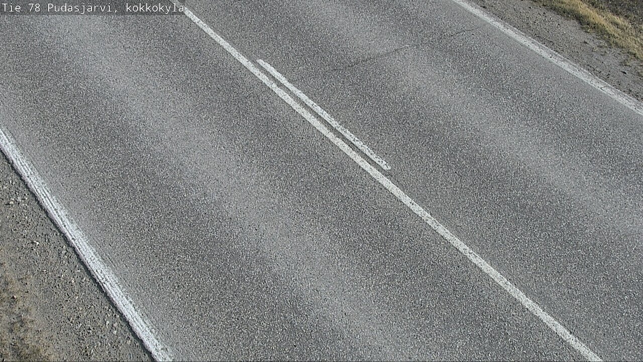 Weather Camera Image Road 78 Pudasjärvi, Kokkokylä, Pudasjärvi, Pohjois-Pohjanmaa